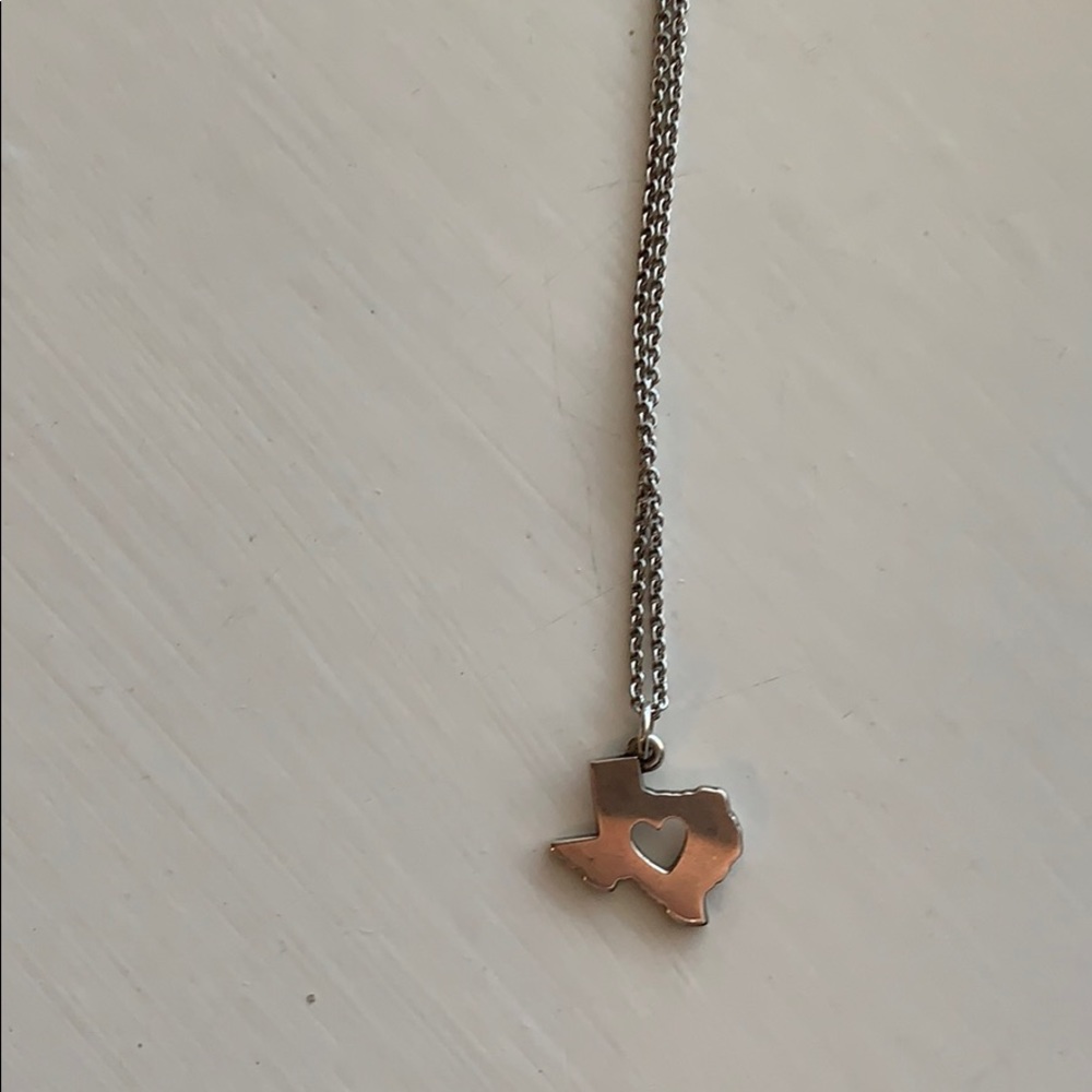 James Avery Texas heart necklace